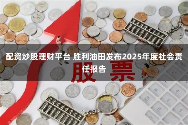 配资炒股理财平台 胜利油田发布2025年度社会责任报告