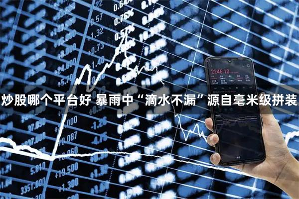 炒股哪个平台好 暴雨中“滴水不漏”源自毫米级拼装